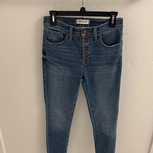 Madewell Mid-Rise Blue Jeans size 26
